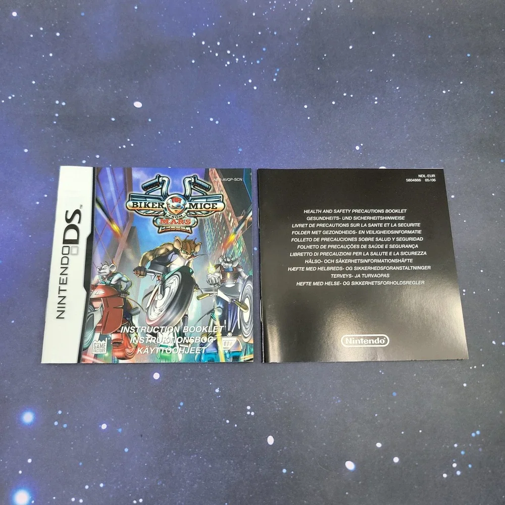 Biker Mice From Mars Nintendo DS Video Game PAL Complete CIB NTR-AVQP-UKV
